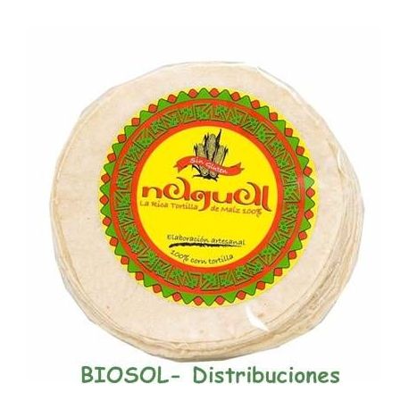 Tortas 100% Ma&iacute;z 15 cm Mejic NAGUAL 12x8 un 200 gr