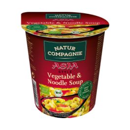 Vaso Instan Asia pasta y Verduras BIO 50 gr Vaso Instan Asia pasta y Verduras BIO 50 gr