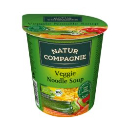 Vaso Instan sopa verduras con tallarines BIO 50 gr