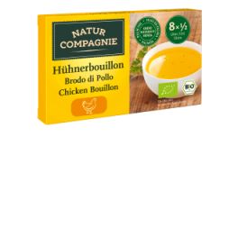 Caldo en Pastillas de Pollo 88gr BIO Natur compagne