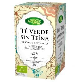 Té Verde Sin Teina FILTROS 20 uni. BIO ARTEMIS