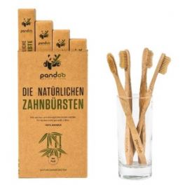 Cepillo Dientes Adultos de Bambu PANDOO
