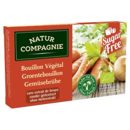 Caldo en Pastillas vegetal Sin Levadura 84gr BIO Natur compagne