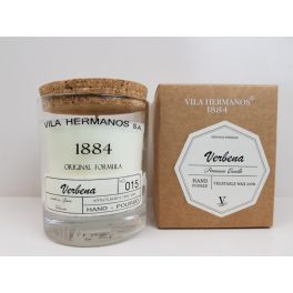 1884 vela vaso Verbena