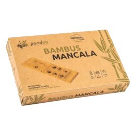 Mancala juego de madera bambu.PANDOO