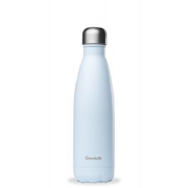 Botella PASTEL AZUL 500ml Isotermica Acero Inox. QWETCH