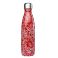 Vaso Isotermica Acero Inox. FLORES ROJO 470 ml QWETCH