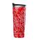 Vaso Isotermica Acero Inox. FLORES ROJO 470 ml QWETCH