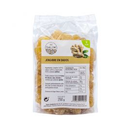 Jengibre deshidratado en dados 250 gr