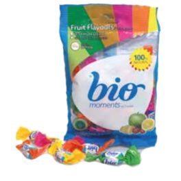 TIRA caramelos FRUTAS 60gr ( 10 bolsitas) BIO ) ( BIOMOMENTS