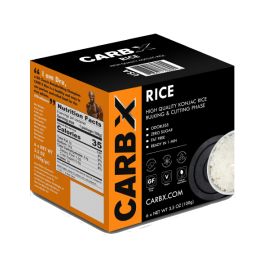 CarbX RICE 600gr pasta seca konjac y sin gluten y vegano