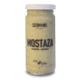 Salsa Mostaza vegana BIO 240grs. Sesmans