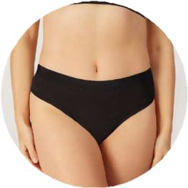 Braga Hipster flujor Abundante Talla S Negro FLUX Undies