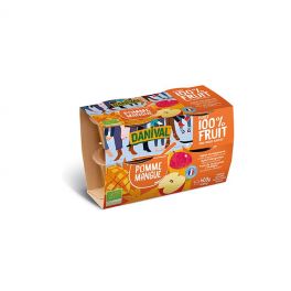 Pure de manzana y Mango ( pack 4) BIO 400GR