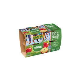 Pure de manzana ( pack 4) BIO 400GR