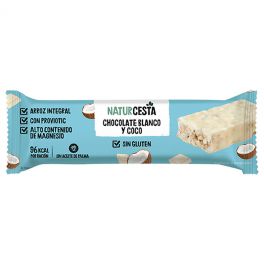 Barrita Arroz Choco Blanco+Coco 18gr S/GL NATATURC Barrita Arroz Choco Blanco+Coco 18gr S/GL NATATURC