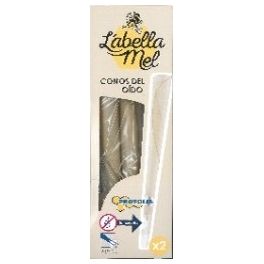 Conos para oidos 2 unid de cera abeja - L´ABELLA