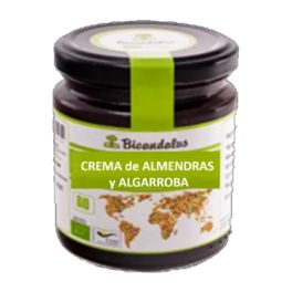 Crema Almendras+Algarroba S/A 220 gr BIO-BIOANDAL