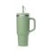 Travel Cup Isotér, asa+pajita Inox VERDE 900mlQWET