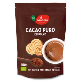 Cacao en polvo GRANERO 100% SIN AZUCAR BIO 250g