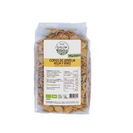 Copos de ma&iacute;z y lenteja Roja 300gr Ecosalim