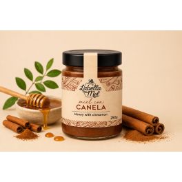 Miel con Canela 250gr L&acute;ABELLA