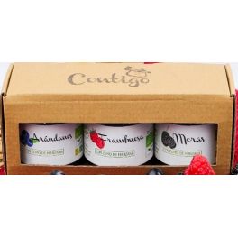 PACK Mermeladas Fresa-Arand-Mora S/A 100gr-BIO-CON