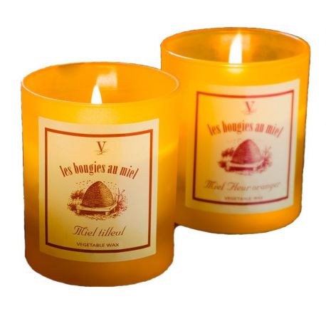 Vela Bongies au Miel Lavanda vaso 30cl- VILA HERMA
