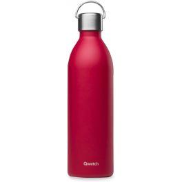 Botella 600 ml con ASA Isote GRANATE Inox QWETCH