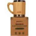 Taza de Bambu y Acero Inoxidable 330 ml PANDOO