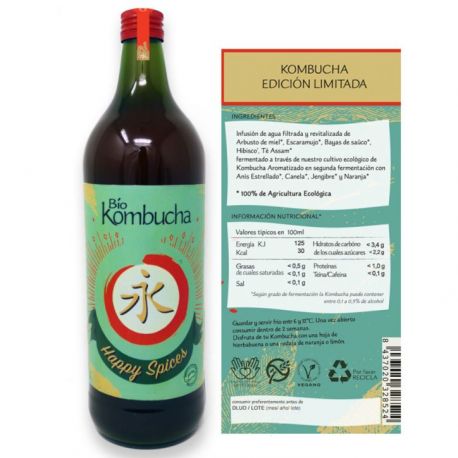 kombucha Especial Celebraciones 1L - KOMBUCHERIA