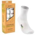 Calcetines LARGO BLANCO Nº 43-46 Bambu-6 U PANDOO
