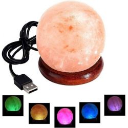Lampara Mini USB Bola Natural