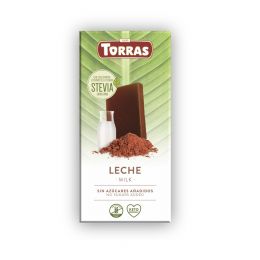 Chocolate STEVIA con leche 100gr TORRAS