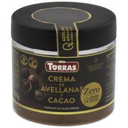 Crema ZERO de avellanas y cacao S/A-GL 200gr TORRA