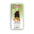 Chocolate STEVIA negro + avellana 125grs .